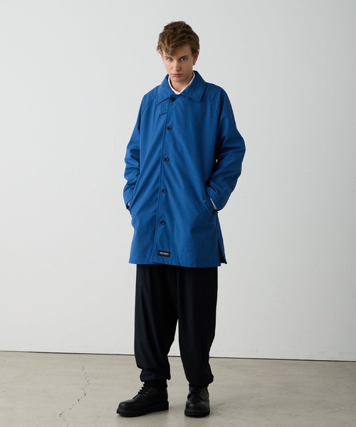 VIRGOwearworks(ヴァルゴウェアワークス)の「VOID COMMANDER COAT(ステンカラーコート・レディース・ブルー/カーキ/ブラック・2/3/4)」の7枚目の写真