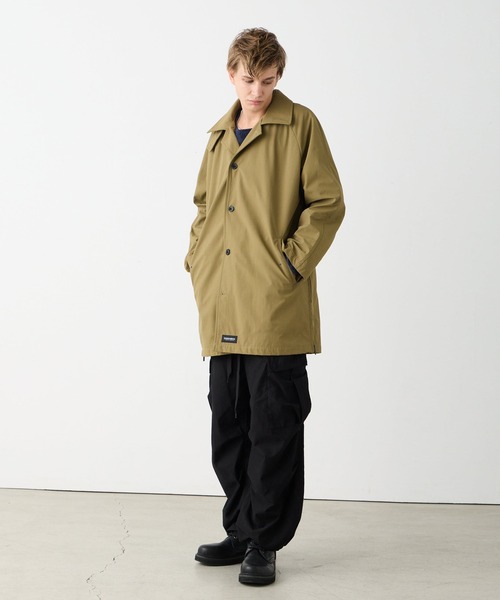 VIRGOwearworks(ヴァルゴウェアワークス)の「VOID COMMANDER COAT(ステンカラーコート・レディース・ブルー/カーキ/ブラック・2/3/4)」の9枚目の写真