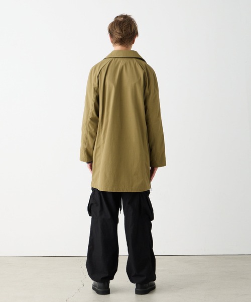 VIRGOwearworks(ヴァルゴウェアワークス)の「VOID COMMANDER COAT(ステンカラーコート・レディース・ブルー/カーキ/ブラック・2/3/4)」の10枚目の写真