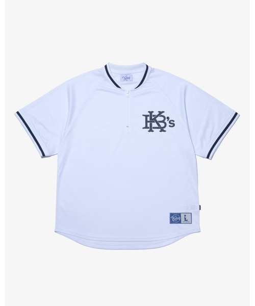 EFG MESH BASEBALL HALF ZIP JERSEY（シャツ/ブラウス）｜KEBOZ