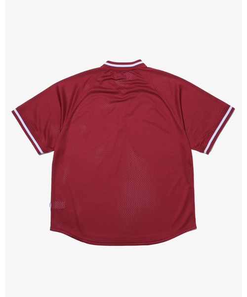 KEBOZ(ケボズ)の「EFG MESH BASEBALL HALF ZIP JERSEY(シャツ/ブラウス・メンズ・バーガンディー/ホワイト/ブラック/スカイブルー・M/XL/L/S)」の14枚目の写真