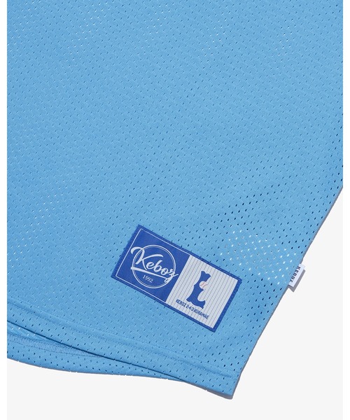 KEBOZ(ケボズ)の「EFG MESH BASEBALL HALF ZIP JERSEY(シャツ/ブラウス・メンズ・バーガンディー/ホワイト/ブラック/スカイブルー・M/XL/L/S)」の10枚目の写真