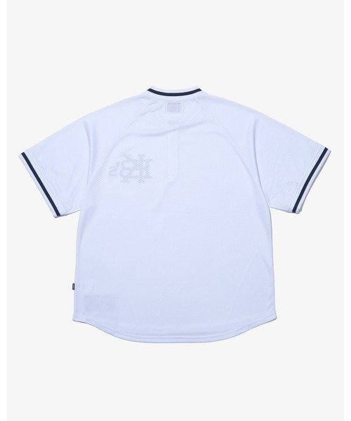 KEBOZ(ケボズ)の「EFG MESH BASEBALL HALF ZIP JERSEY(シャツ/ブラウス・メンズ・バーガンディー/ホワイト/ブラック/スカイブルー・M/XL/L/S)」の17枚目の写真
