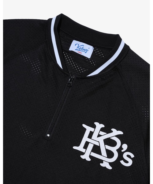 KEBOZ(ケボズ)の「EFG MESH BASEBALL HALF ZIP JERSEY(シャツ/ブラウス・メンズ・バーガンディー/ホワイト/ブラック/スカイブルー・M/XL/L/S)」の18枚目の写真