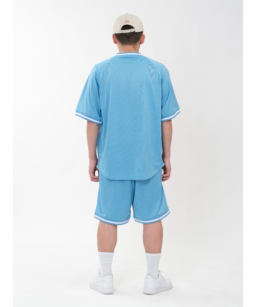 KEBOZ(ケボズ)の「EFG MESH BASEBALL HALF ZIP JERSEY(シャツ/ブラウス・メンズ・バーガンディー/ホワイト/ブラック/スカイブルー・M/XL/L/S)」の22枚目の写真