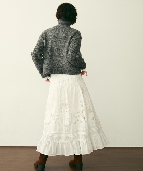 カットワークレースギャザースカート（スカート）｜Trish（トリッシュ