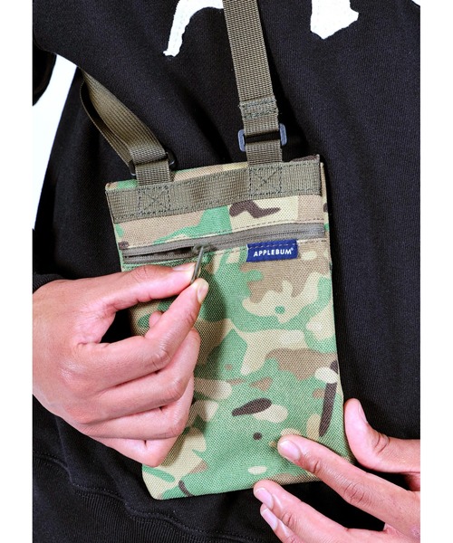 APPLEBUM(アップルバム)の「Camo Neck Pouch(ショルダーバッグ・メンズ・グリーン系その他・FREE)」の4枚目の写真