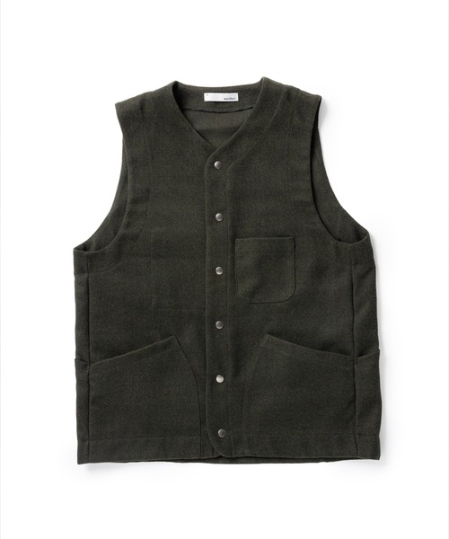 narifuri（ナリフリ）の「ツイーディワークベスト（ベスト・メンズ・ダークブラウン/ダークグリーン・X-LARGE/LARGE/MEDIUM/SMALL）」の5枚目の写真