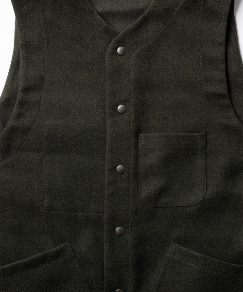 narifuri（ナリフリ）の「ツイーディワークベスト（ベスト・メンズ・ダークブラウン/ダークグリーン・X-LARGE/LARGE/MEDIUM/SMALL）」の7枚目の写真
