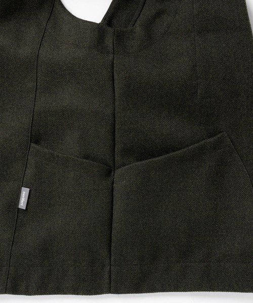 narifuri（ナリフリ）の「ツイーディワークベスト（ベスト・メンズ・ダークブラウン/ダークグリーン・X-LARGE/LARGE/MEDIUM/SMALL）」の9枚目の写真