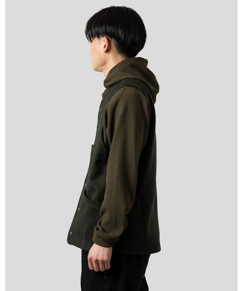 narifuri（ナリフリ）の「ツイーディワークベスト（ベスト・メンズ・ダークブラウン/ダークグリーン・X-LARGE/LARGE/MEDIUM/SMALL）」の12枚目の写真