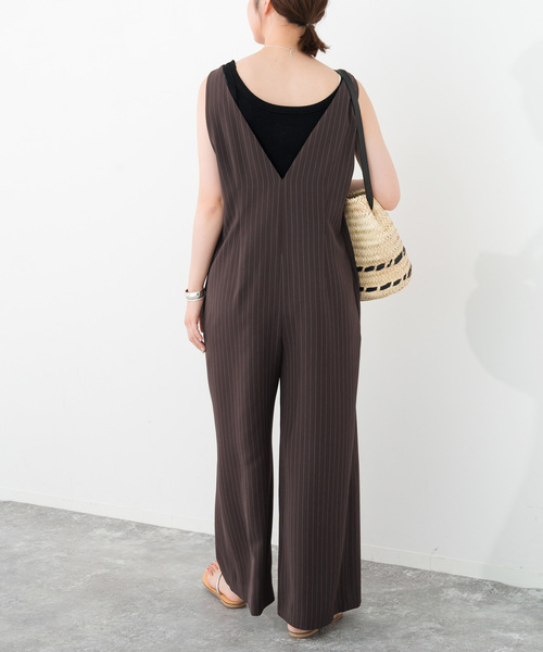 Spick & Span（スピックアンドスパン）の「ピンストライプVサロペット（サロペット/オーバーオール・レディース・その他9/その他4・38/36）」の6枚目の写真