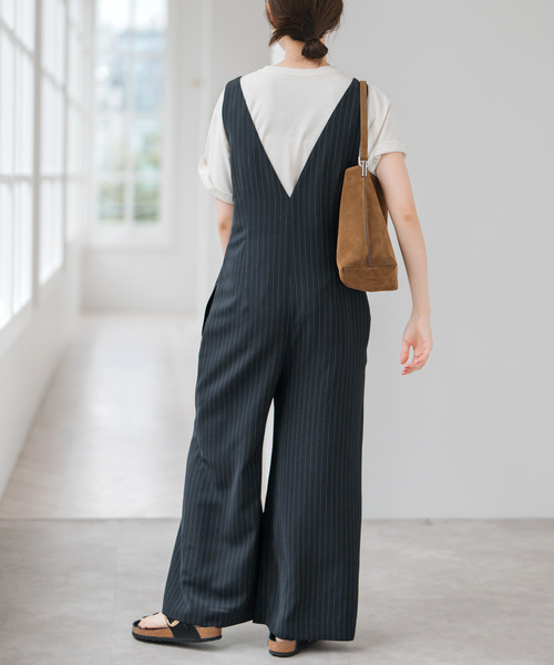 Spick & Span（スピックアンドスパン）の「ピンストライプVサロペット（サロペット/オーバーオール・レディース・その他9/その他4・38/36）」の11枚目の写真