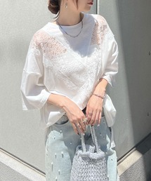 レースドッキングTシャツ