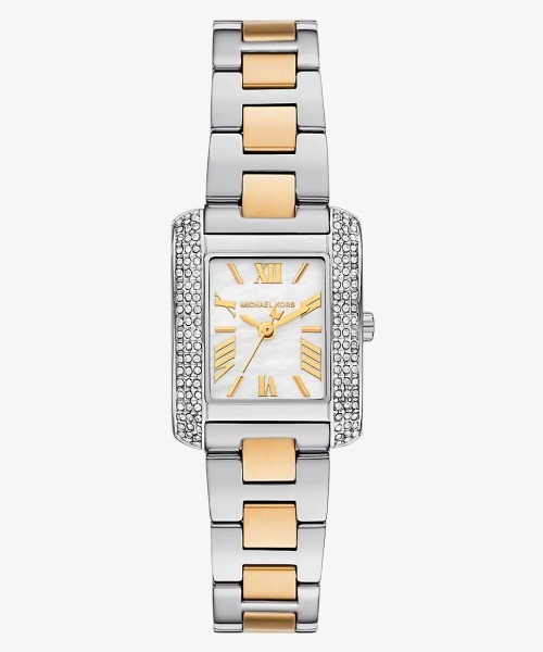 PETITE EMERY パヴェ ツートン ウォッチ