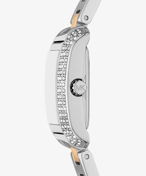 MICHAEL KORS（マイケルコース）の「PETITE EMERY パヴェ ツートン ウォッチ（アナログ腕時計・レディース・その他・FREE）」の2枚目の写真