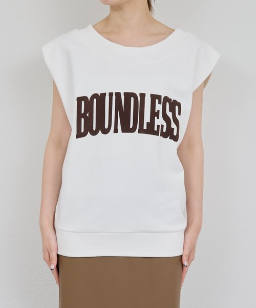 GALLARDAGALANTE（ガリャルダガランテ）の「オフショルロゴスウェットTシャツ（スウェット・レディース・チャコールグレー/オフホワイト・FREE）」の10枚目の写真