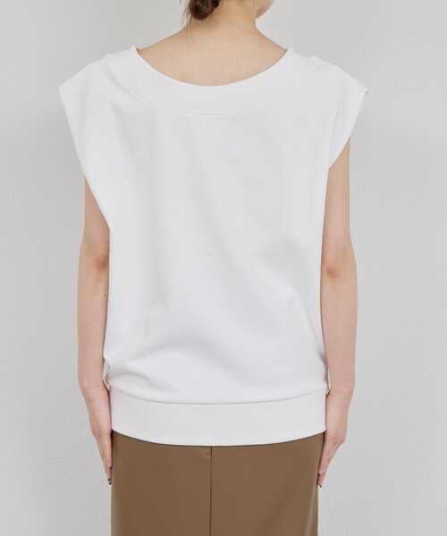 GALLARDAGALANTE（ガリャルダガランテ）の「オフショルロゴスウェットTシャツ（スウェット・レディース・チャコールグレー/オフホワイト・FREE）」の12枚目の写真