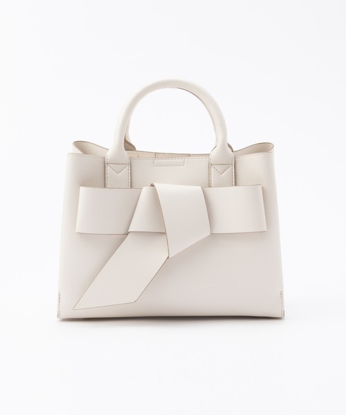 Honeys（ハニーズ）の「両あおりリボン風バッグ（ハンドバッグ・レディース・アイボリー/ブラック/ボルドー・FREE）」の11枚目の写真