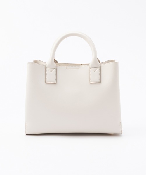 Honeys（ハニーズ）の「両あおりリボン風バッグ（ハンドバッグ・レディース・アイボリー/ブラック/ボルドー・FREE）」の12枚目の写真