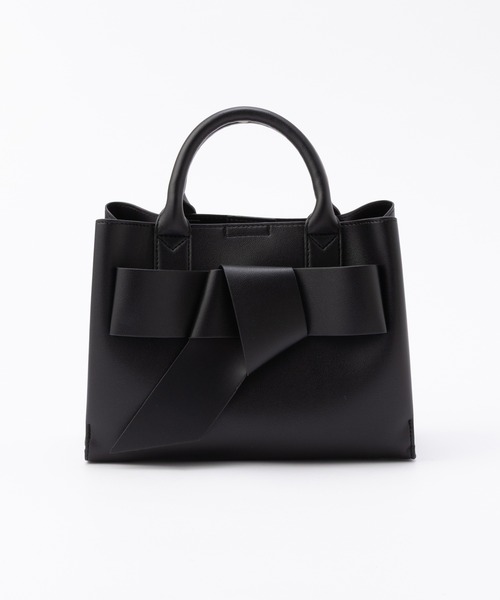 Honeys（ハニーズ）の「両あおりリボン風バッグ（ハンドバッグ・レディース・アイボリー/ブラック/ボルドー・FREE）」の14枚目の写真