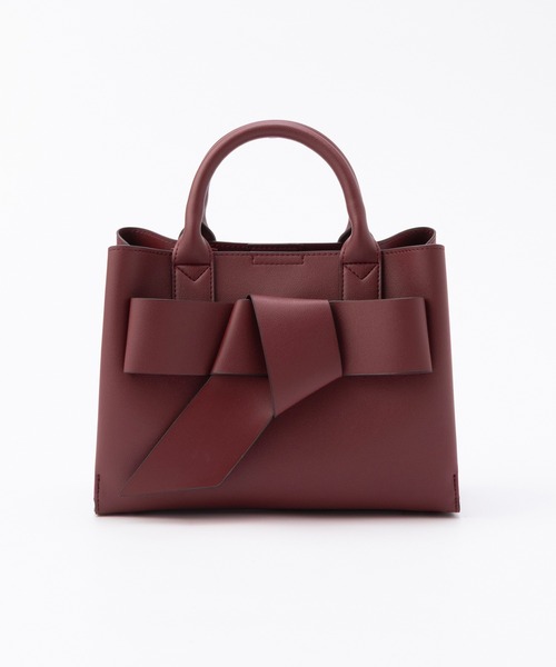 Honeys（ハニーズ）の「両あおりリボン風バッグ（ハンドバッグ・レディース・アイボリー/ブラック/ボルドー・FREE）」の17枚目の写真