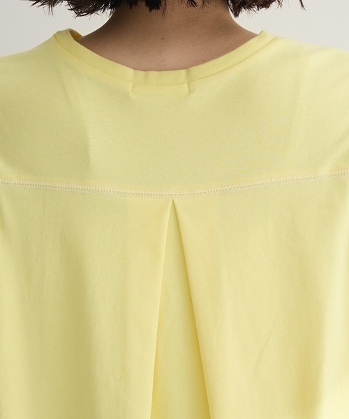 Green　Parks（グリーンパークス）の「配色ステッチノースリーブチュニック（チュニック・レディース・イエロー/カーキ/ブルー・FREE）」の12枚目の写真