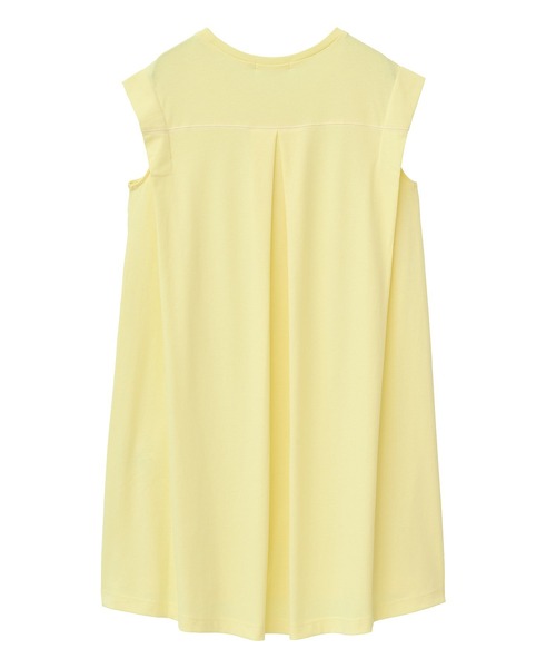 Green　Parks（グリーンパークス）の「配色ステッチノースリーブチュニック（チュニック・レディース・イエロー/カーキ/ブルー・FREE）」の15枚目の写真