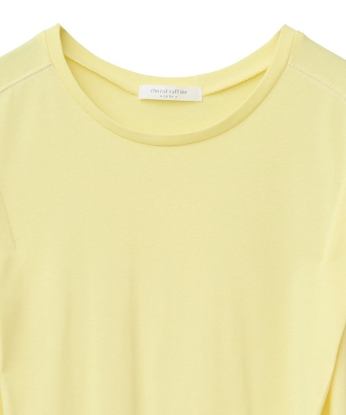 Green　Parks（グリーンパークス）の「配色ステッチノースリーブチュニック（チュニック・レディース・イエロー/カーキ/ブルー・FREE）」の16枚目の写真