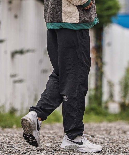 CAMBIO（カンビオ）の「mp13925-Nylon Taffeta Letter Print Pants ナイロンパンツ（その他パンツ・メンズ・ブラック/グレー・S/M/L）」の10枚目の写真