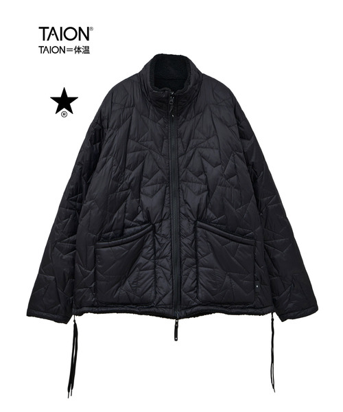 TAION】MILITARY STAR☆ QUILTING ＆ BOA REVERSIBLE STAND