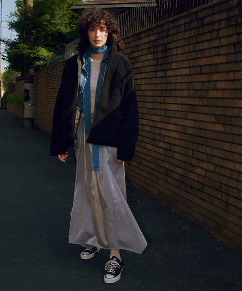 TAION(タイオン)の「【TAION】MILITARY STAR★ QUILTING & BOA REVERSIBLE STAND JACKET(UNISEX)(ダウンジャケット/コート・レディース・ブラック/ベージュ/オリーブ・MEDIUM/SMALL)」の11枚目の写真