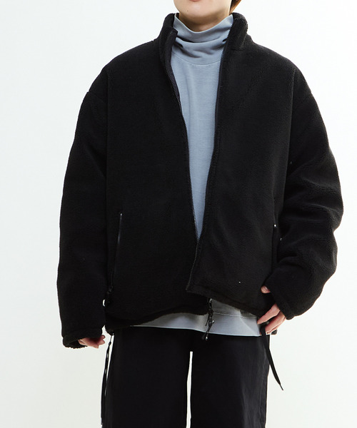 TAION(タイオン)の「【TAION】MILITARY STAR★ QUILTING & BOA REVERSIBLE STAND JACKET(UNISEX)(ダウンジャケット/コート・レディース・ブラック/ベージュ/オリーブ・MEDIUM/SMALL)」の14枚目の写真