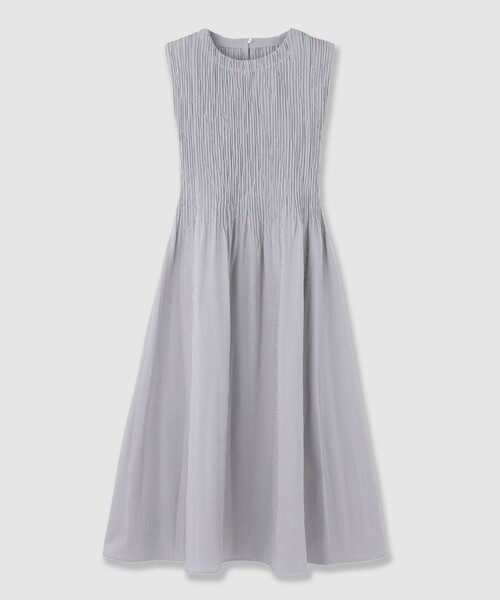 ANAYI（アナイ）の「サッカーストレッチプリーツ ワンピース（ワンピース・レディース・ブラウン/グレー系その他/ブルー系その他/ベージュ・38/36）」の2枚目の写真