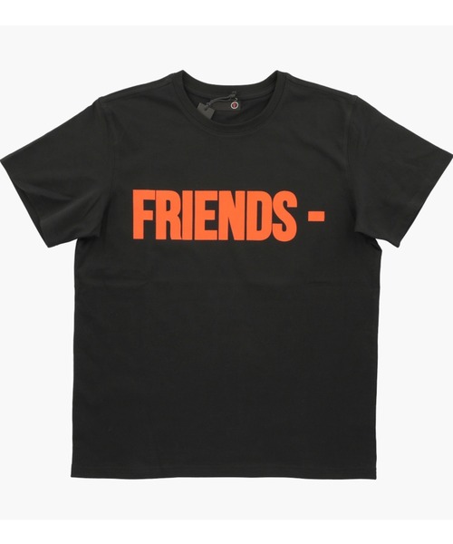 VLONE/ヴィーロン/CLASSIC LOGO-FRIENDS TEE_BLACK/ORANGE（T