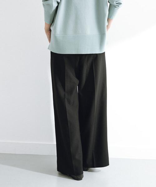 URBAN RESEARCH Sonny Label（アーバンリサーチサニーレーベル）の「タックワイドイージーパンツ（その他パンツ・レディース・ブラック/グレー・38/36）」の11枚目の写真