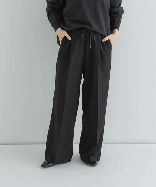 URBAN RESEARCH Sonny Label（アーバンリサーチサニーレーベル）の「タックワイドイージーパンツ（その他パンツ・レディース・ブラック/グレー・38/36）」の7枚目の写真