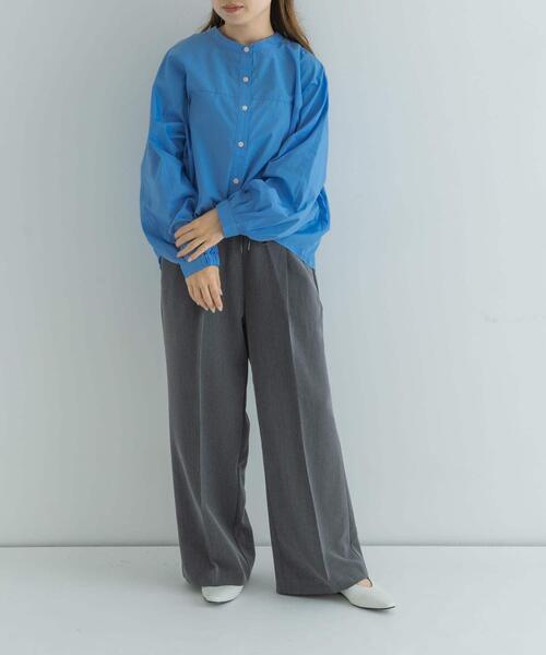 URBAN RESEARCH Sonny Label（アーバンリサーチサニーレーベル）の「タックワイドイージーパンツ（その他パンツ・レディース・ブラック/グレー・38/36）」の16枚目の写真