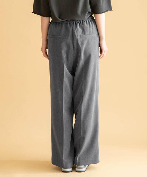 URBAN RESEARCH Sonny Label（アーバンリサーチサニーレーベル）の「タックワイドイージーパンツ（その他パンツ・レディース・ブラック/グレー・38/36）」の21枚目の写真