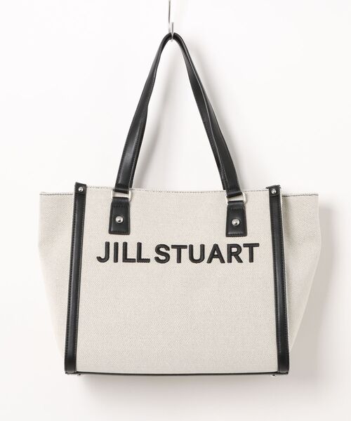JILL STUART(ジルスチュアート)の「JILL STUART(ジル スチュアート) パネル トート(トートバッグ・レディース・ホワイト×ブラック/ブラック/キャメル・FREE)」の1枚目の写真