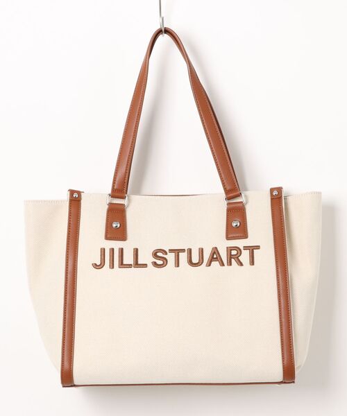 JILL STUART(ジルスチュアート)の「JILL STUART(ジル スチュアート) パネル トート(トートバッグ・レディース・ホワイト×ブラック/ブラック/キャメル・FREE)」の3枚目の写真