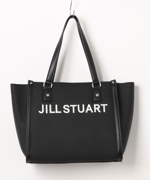 JILL STUART(ジルスチュアート)の「JILL STUART(ジル スチュアート) パネル トート(トートバッグ・レディース・ホワイト×ブラック/ブラック/キャメル・FREE)」の2枚目の写真