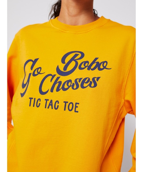 トレーナー スウェット Go Bobo fitted sweatshirt レディース Go Bobo fitted sweatshirt（スウェット）｜BOBO CHOSES