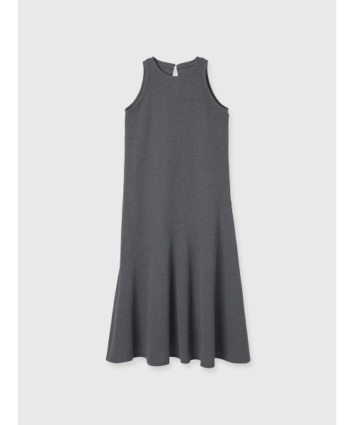 【新品】anuans アニュアンス テクスチャーカットワンピース グレー テクスチャーカットワンピース(ワンピース)|anuans(ア