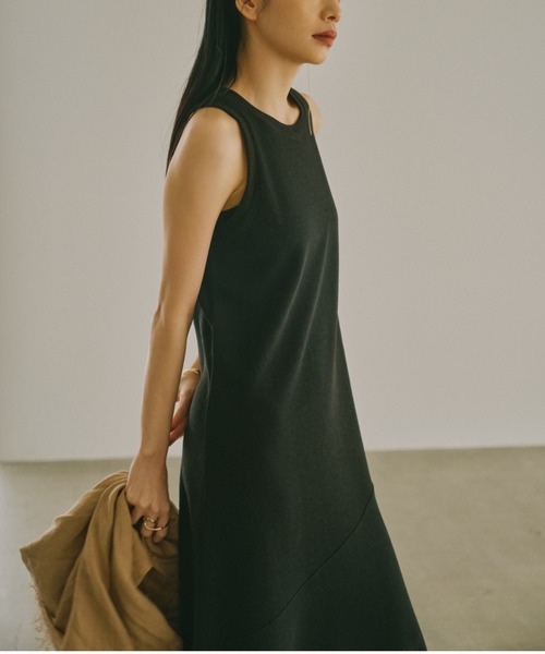 セール】テクスチャーカットワンピース（ワンピース）｜anuans（ア