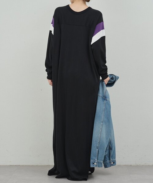 GALLARDAGALANTE（ガリャルダガランテ）の「【PEAS】フットボールワンピース（ワンピース・レディース・ブラウン/ブラック・FREE）」の6枚目の写真