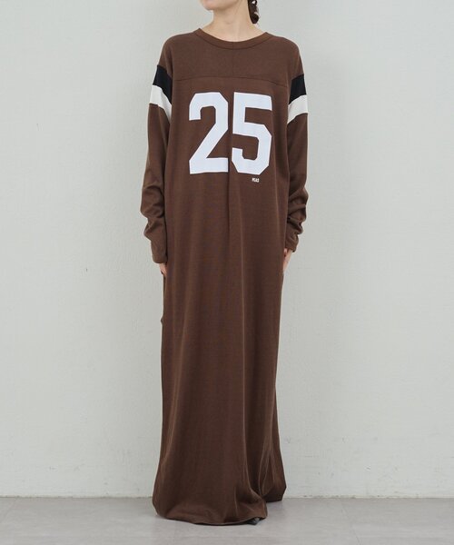GALLARDAGALANTE（ガリャルダガランテ）の「【PEAS】フットボールワンピース（ワンピース・レディース・ブラウン/ブラック・FREE）」の12枚目の写真