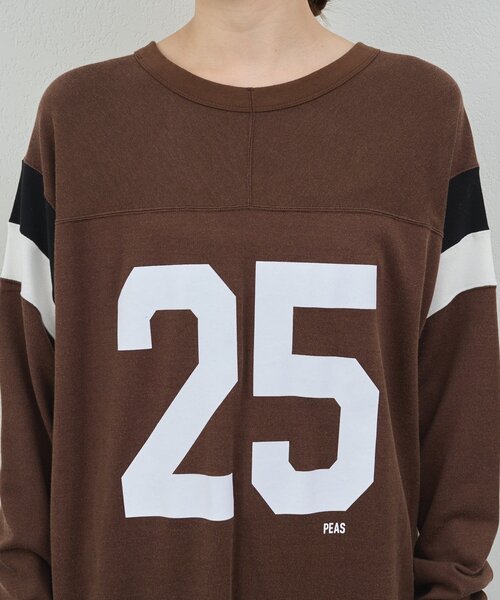 GALLARDAGALANTE（ガリャルダガランテ）の「【PEAS】フットボールワンピース（ワンピース・レディース・ブラウン/ブラック・FREE）」の15枚目の写真