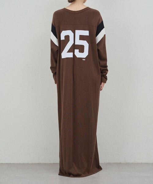 GALLARDAGALANTE（ガリャルダガランテ）の「【PEAS】フットボールワンピース（ワンピース・レディース・ブラウン/ブラック・FREE）」の20枚目の写真