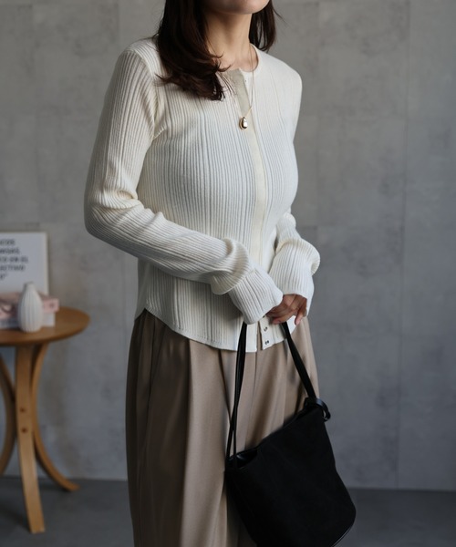 model：156cm 着用サイズ：FREE